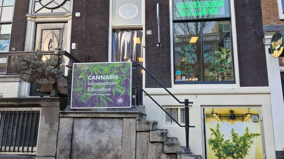 Headerafbeelding bij Cannabis College Amsterdam kondigt sluiting van de fysieke locatie aan na 25 jaar